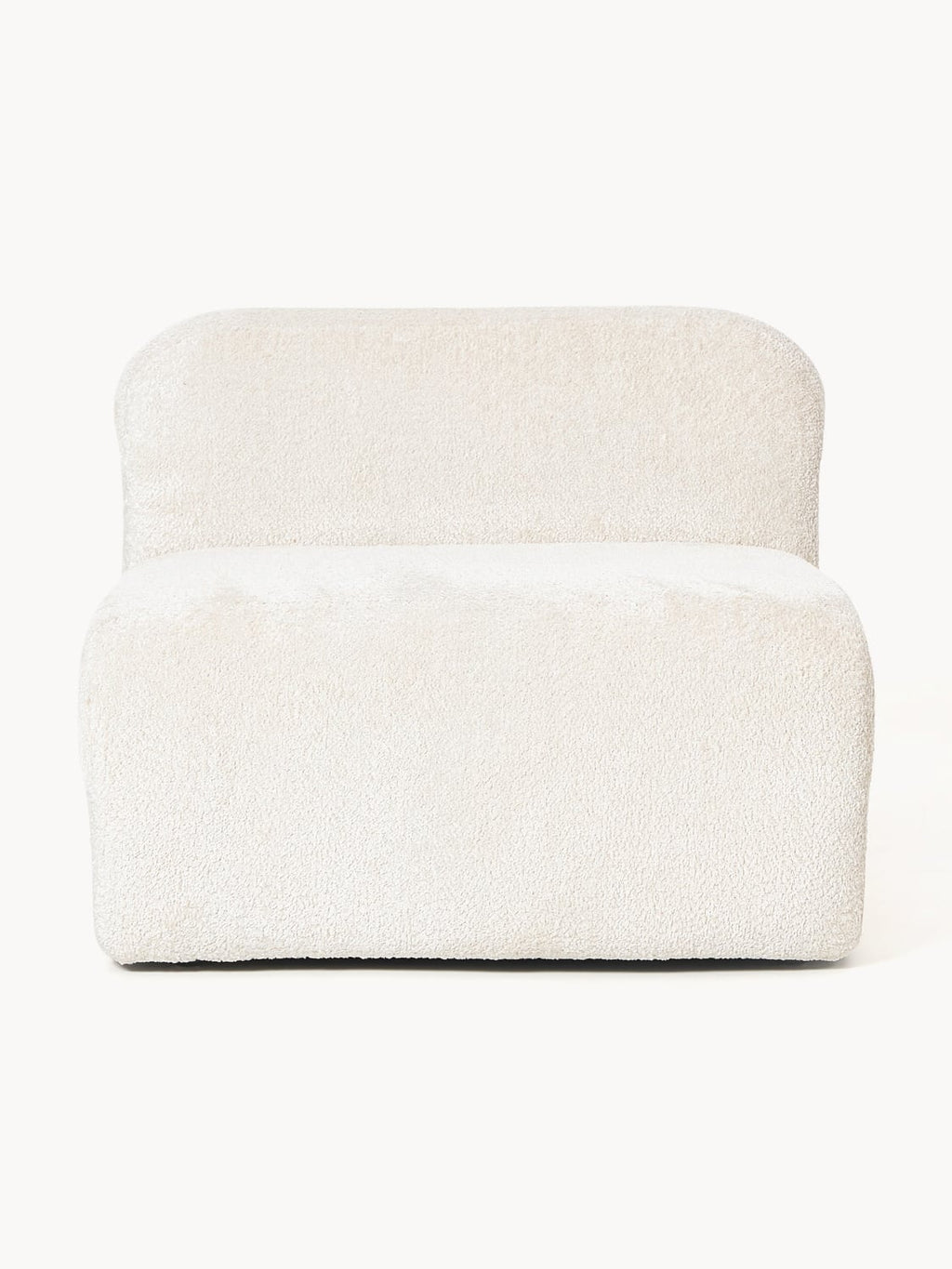 Wolke Teddy Bouclé Middle Module — Ivory