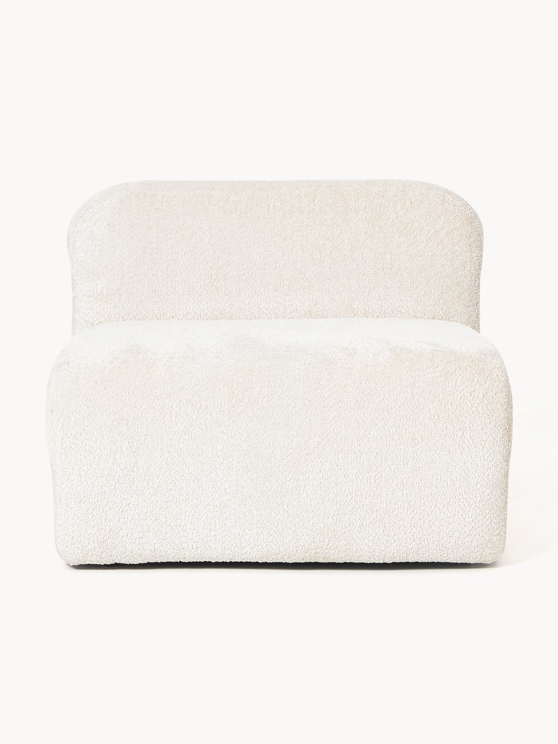 Wolke Teddy Bouclé Middle Module — Ivory