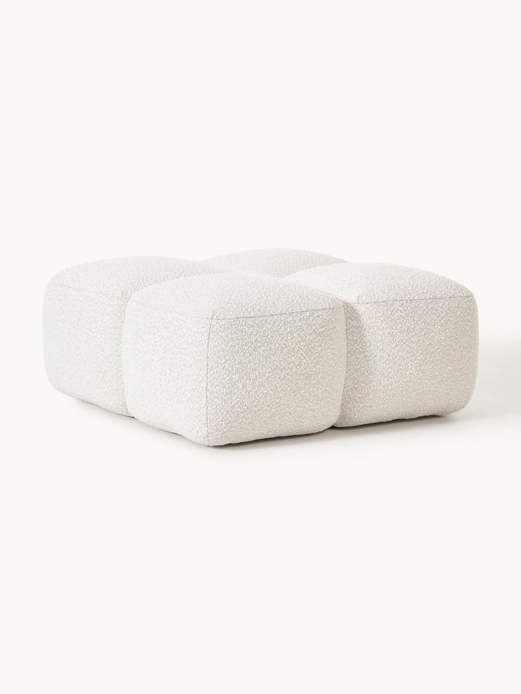 Tayla Sofa Ottoman in Bouclé — Off-White