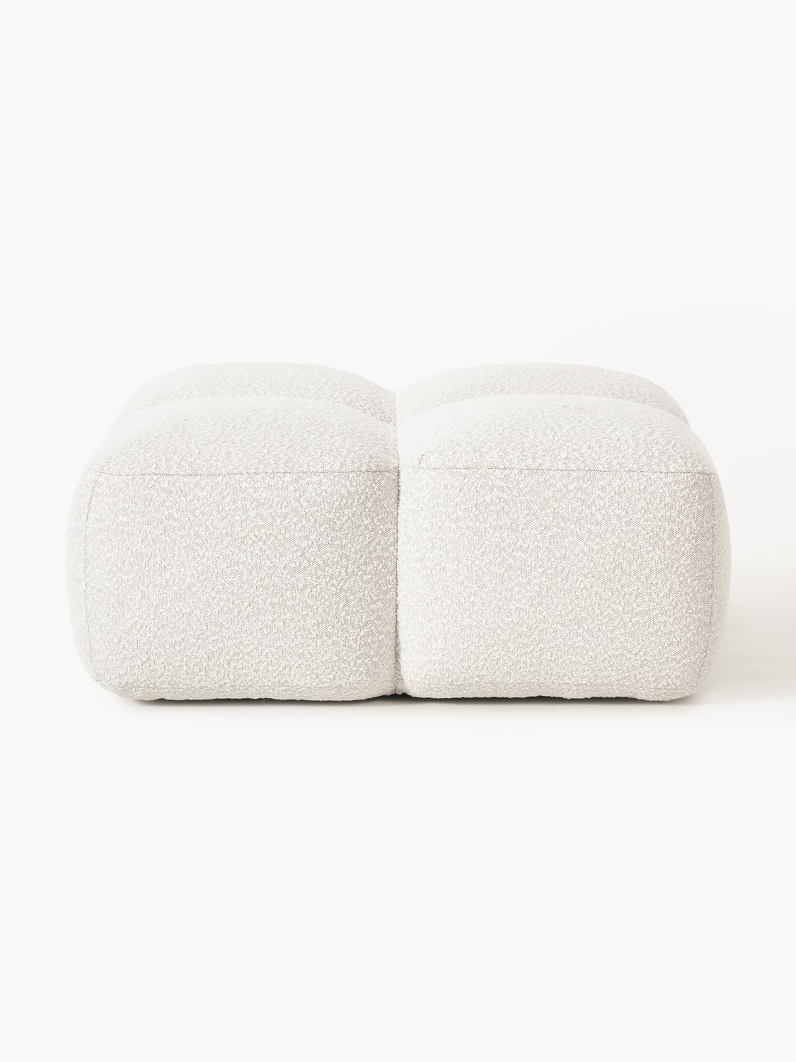 Tayla Sofa Ottoman in Bouclé — Off-White