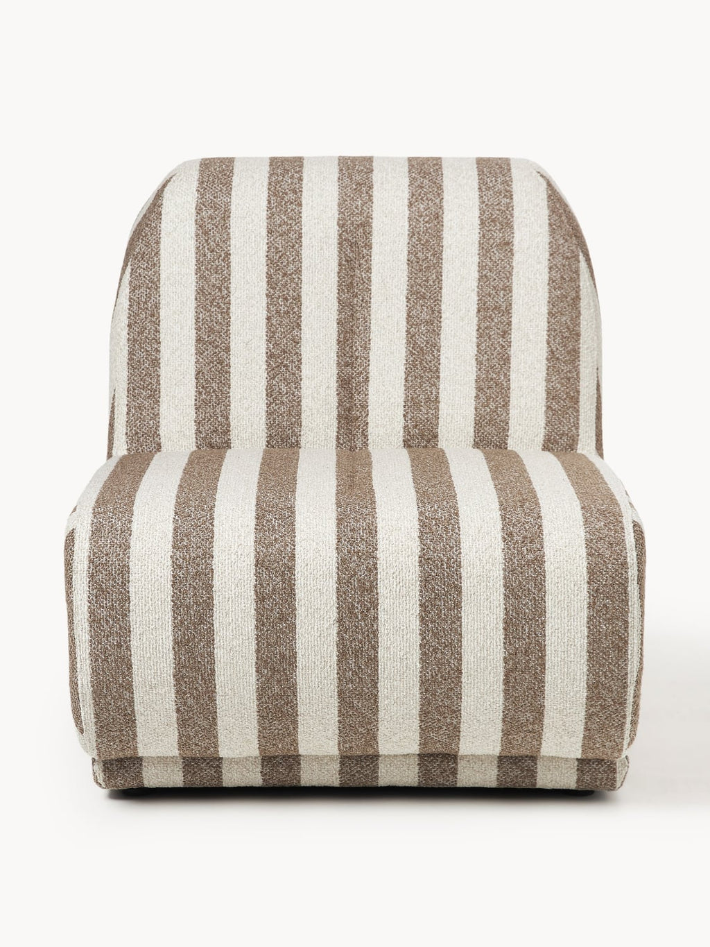 Emie Striped Bouclé Lounge Chair — Sage