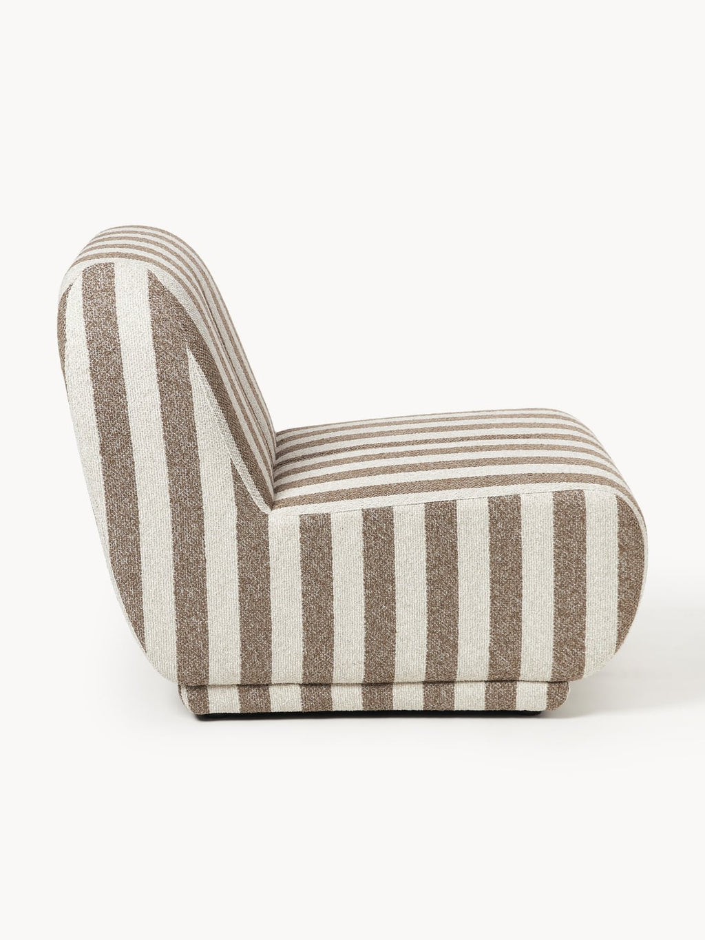 Emie Striped Bouclé Lounge Chair — Sage