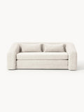 Eliot Sofa Bed (2-seater) in Teddy Bouclé — Off-White