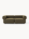Anton Modular Bouclé Sofa (3-seater) — Chocolate