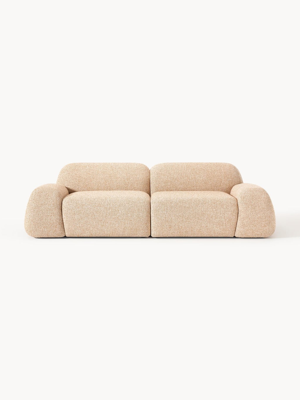 Wolke Modular Bouclé Sofa (3-seater) — Beige