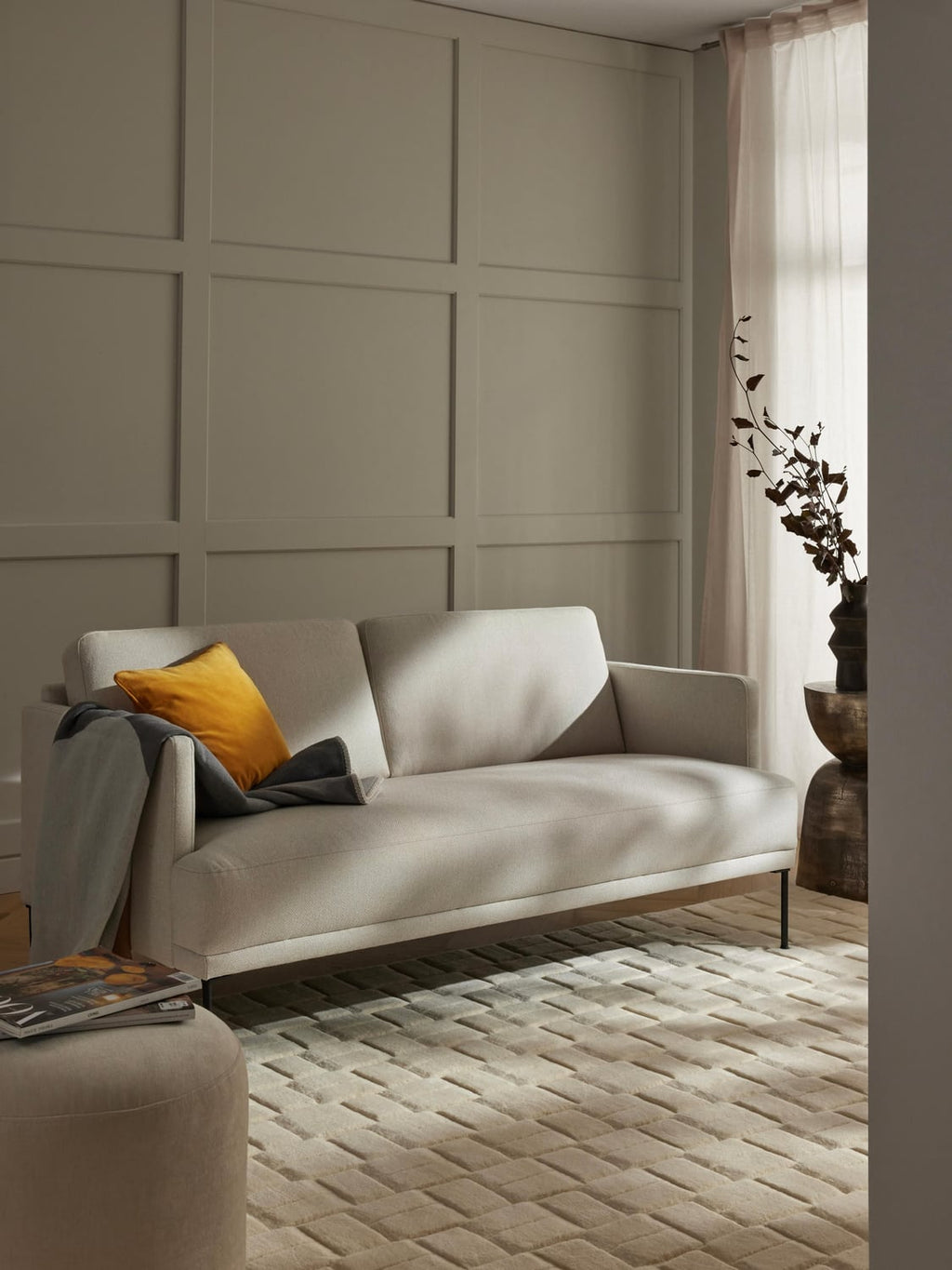 Fluente Sofa (2-seater) — Oatmeal