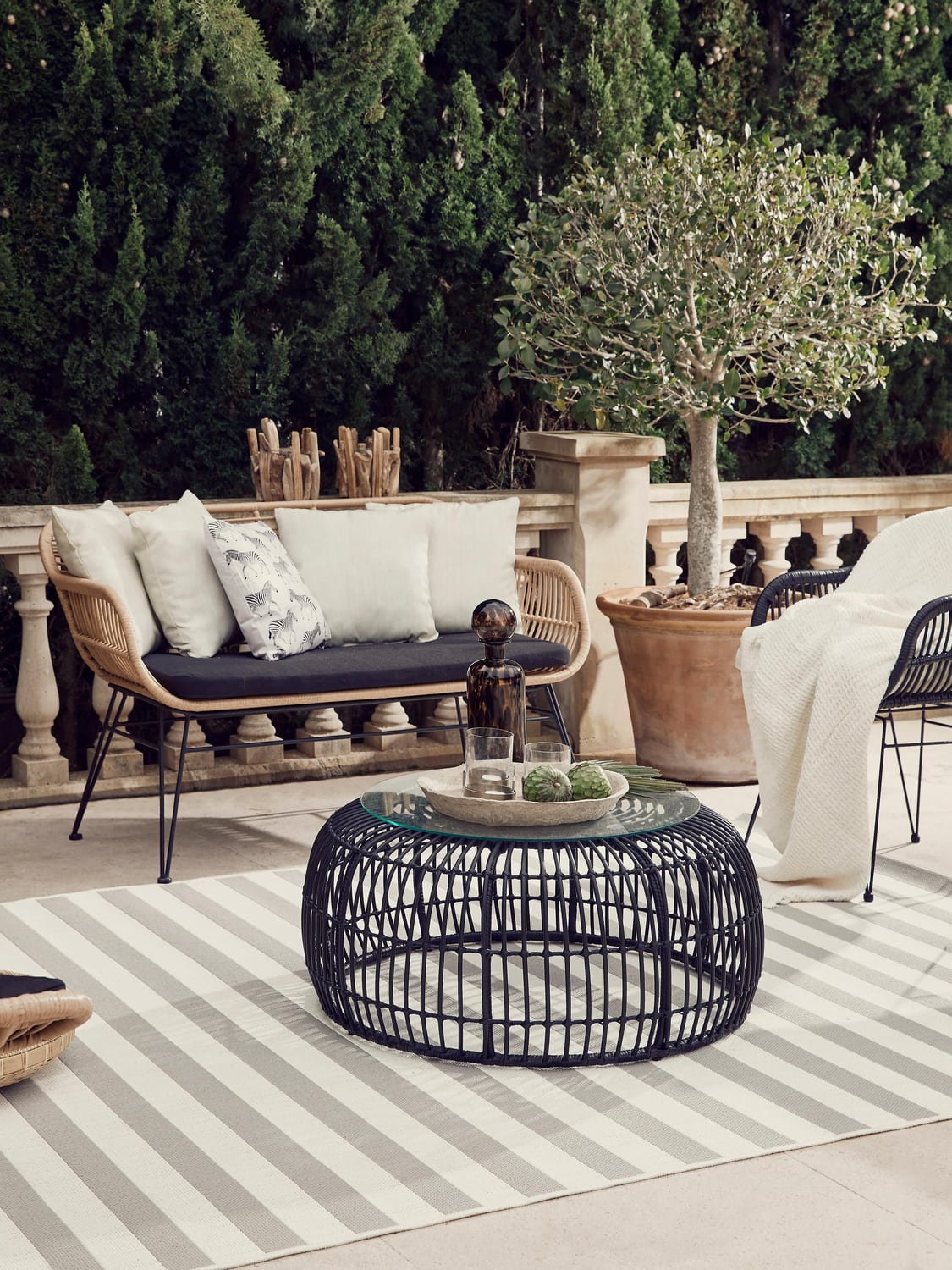 Costa Polyrattan-Bench