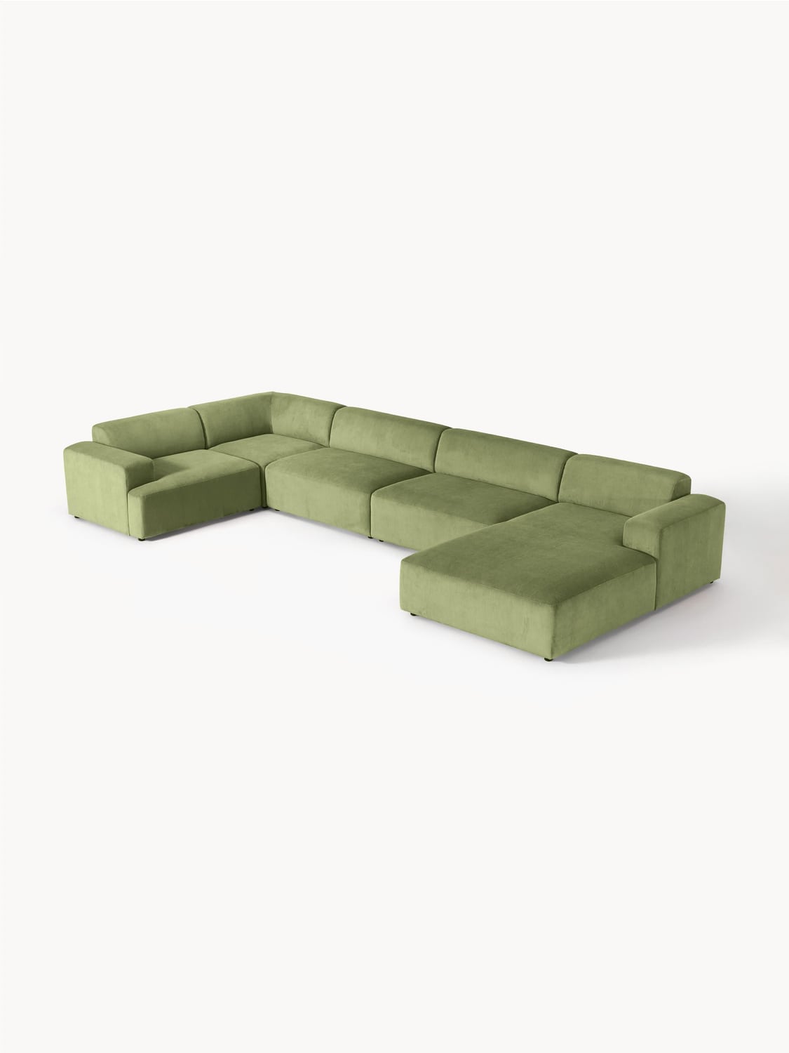 Melva XL Corduroy-Sofa — Taupe