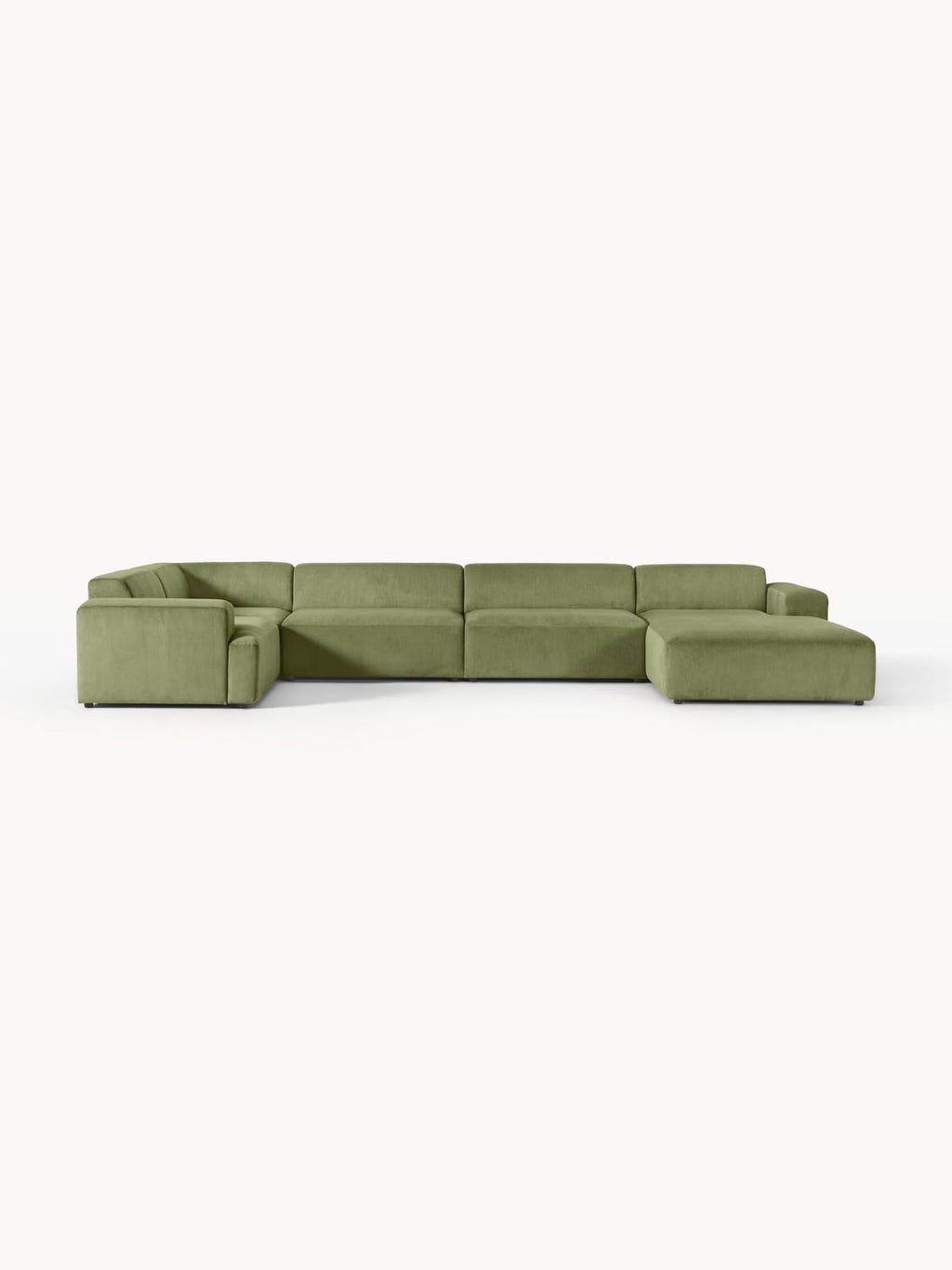 Melva XL Corduroy-Sofa — Taupe