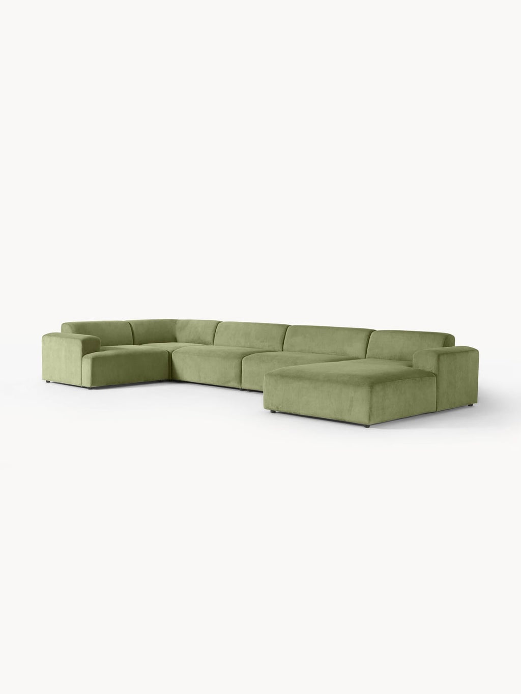 Melva XL Corduroy-Sofa — Taupe