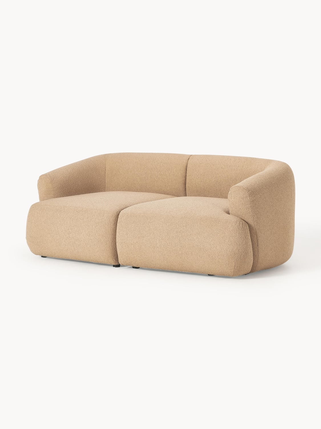 Sofia Modular Bouclé Sofa (2-seater) — Sand