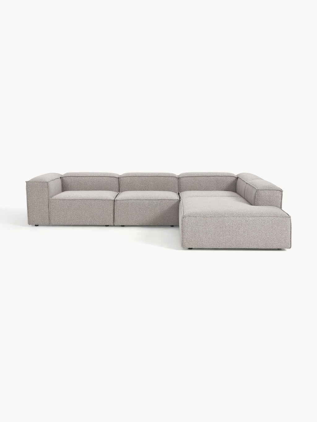 Lennon Modular XL Corner Sofa (4-seater) in Bouclé — Sage