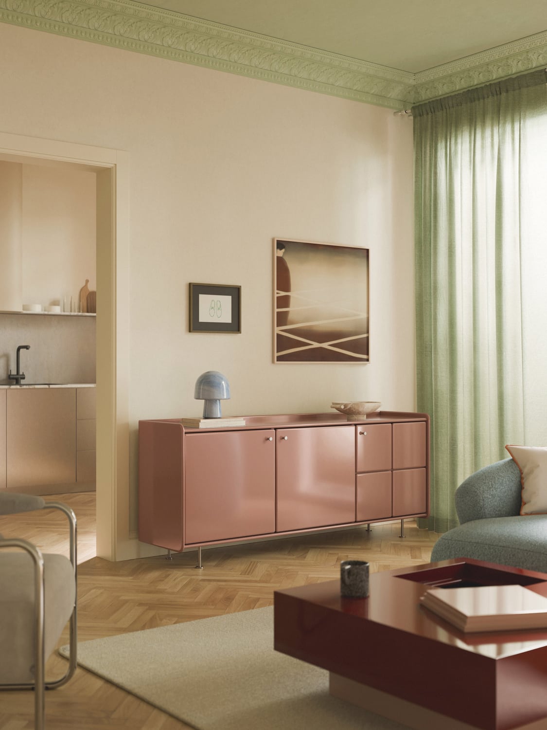 Coya Sideboard — Terracotta