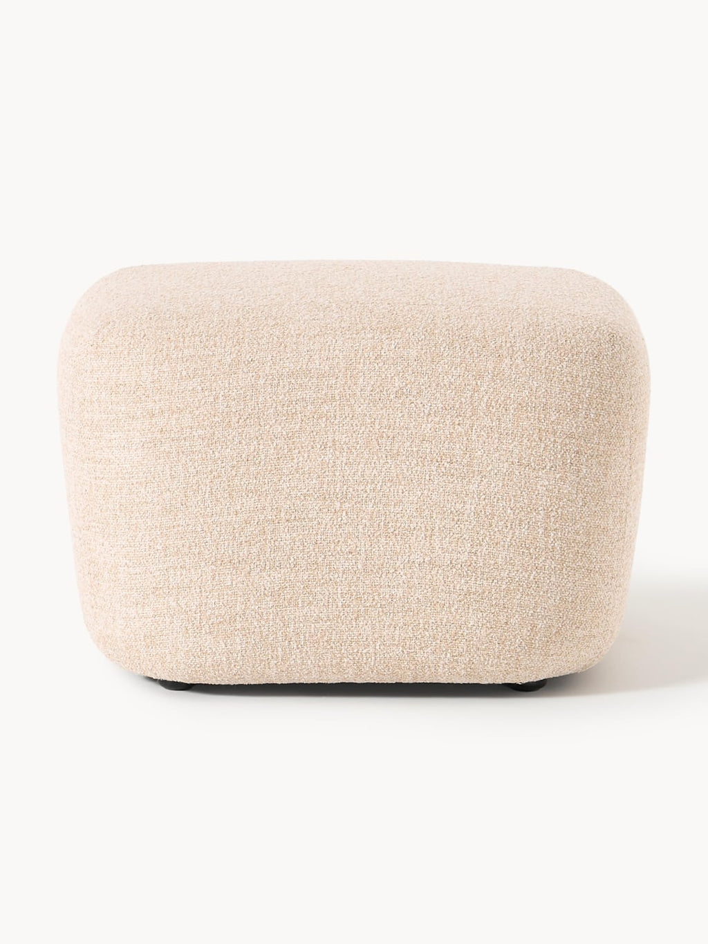 Wolke Sofa Ottoman in Bouclé — Beige