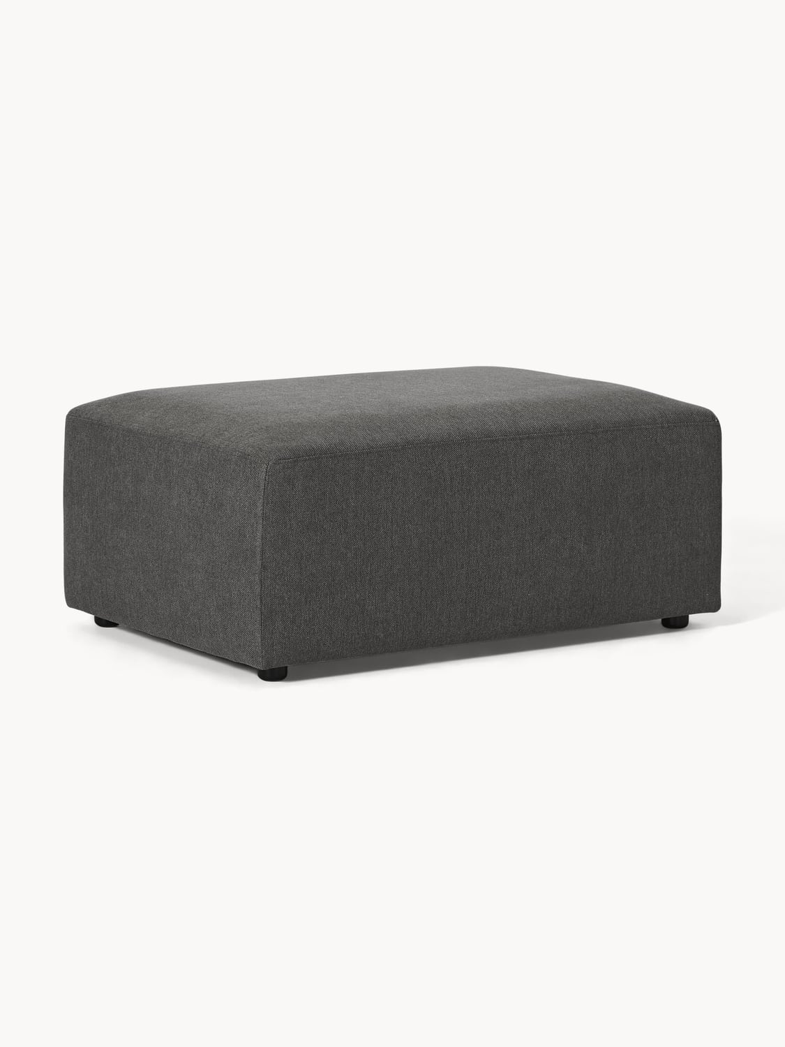 Melva Ottoman, B 99 x T 72 cm — Green