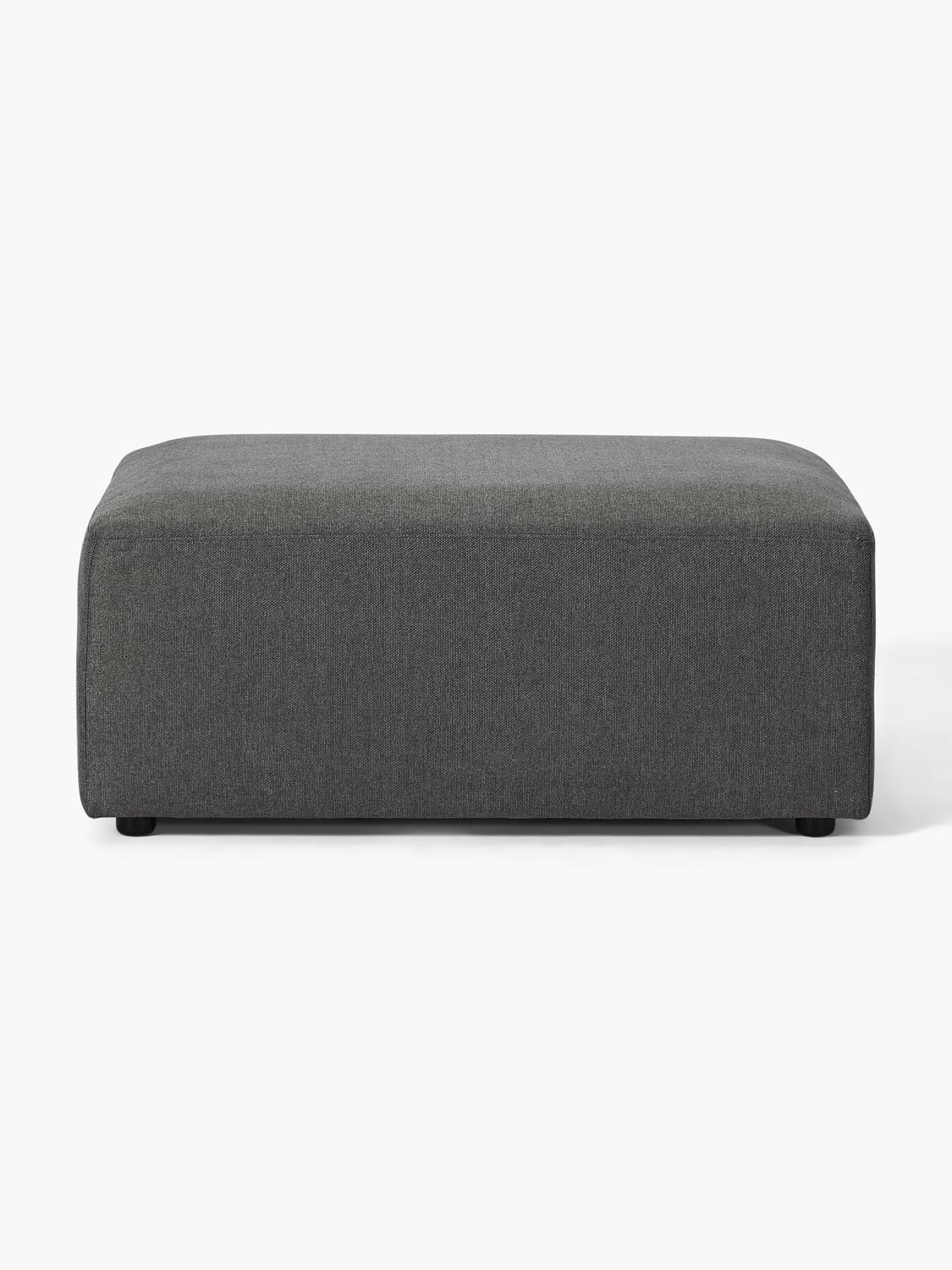 Melva Ottoman, B 99 x T 72 cm — Green