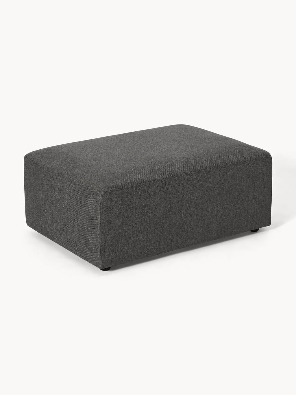 Melva Ottoman, B 99 x T 72 cm — Green