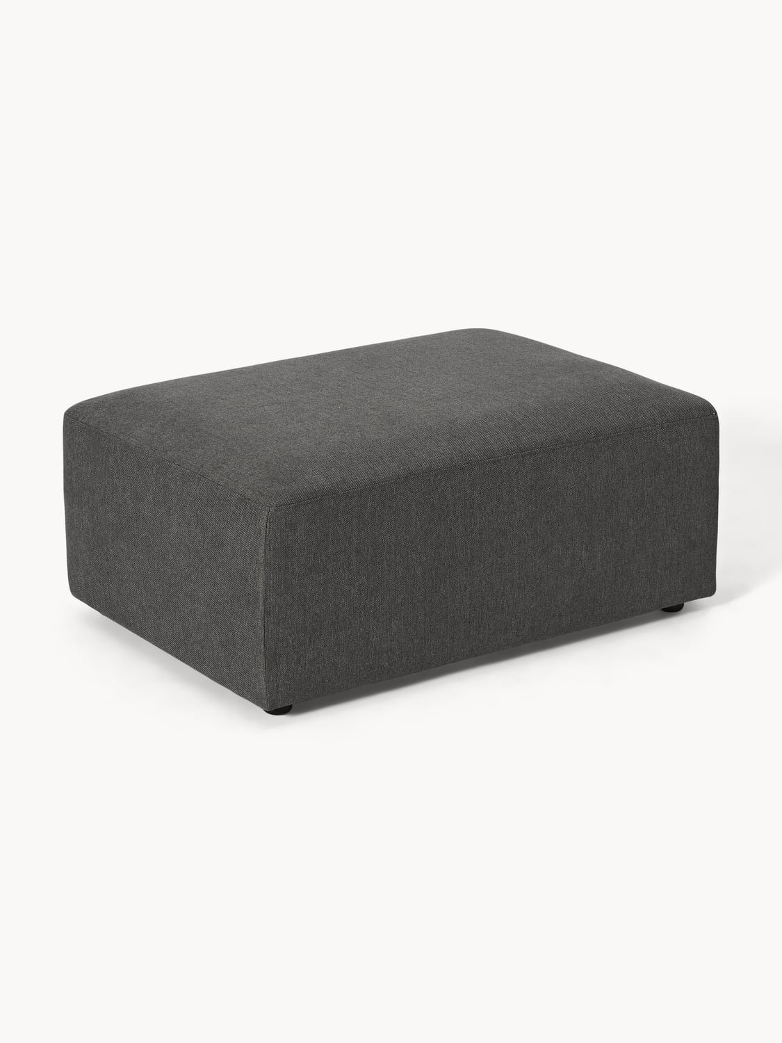 Melva Ottoman, B 99 x T 72 cm — Green