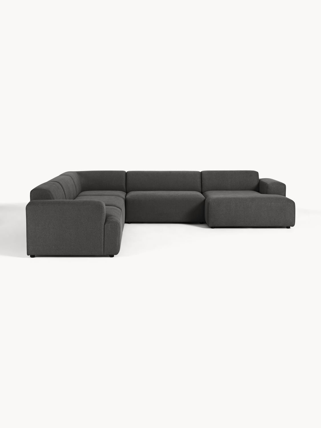 Melva XL Corner Sofa — Slate Grey