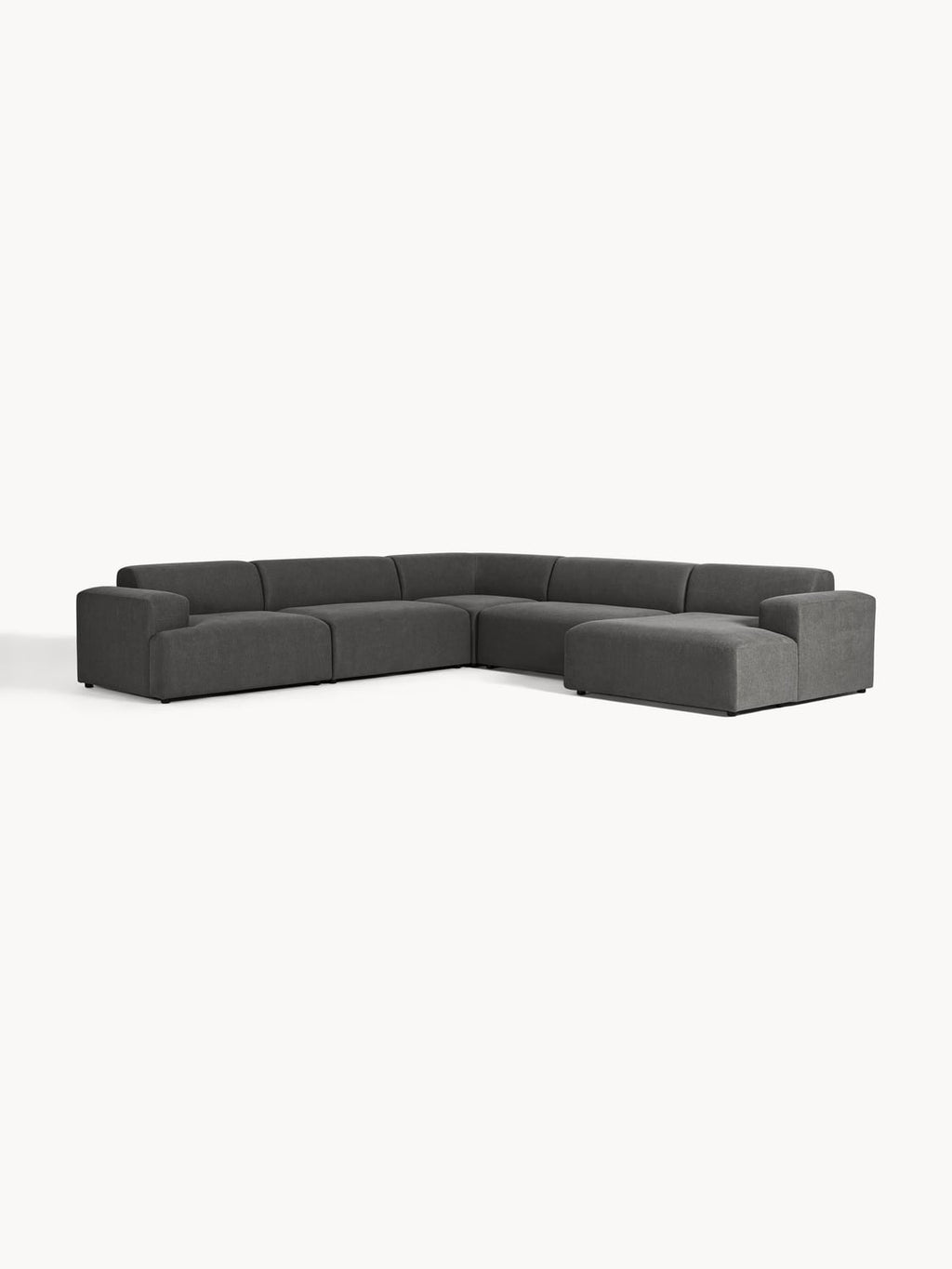 Melva XL Corner Sofa — Slate Grey