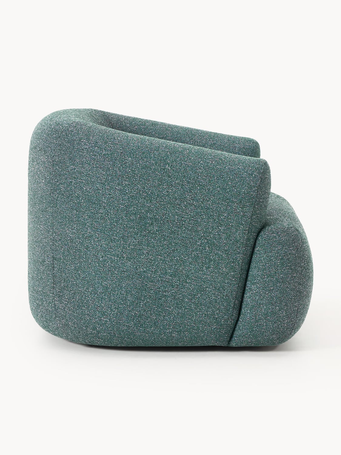 Sofia Bouclé Armchair — Dark Grey
