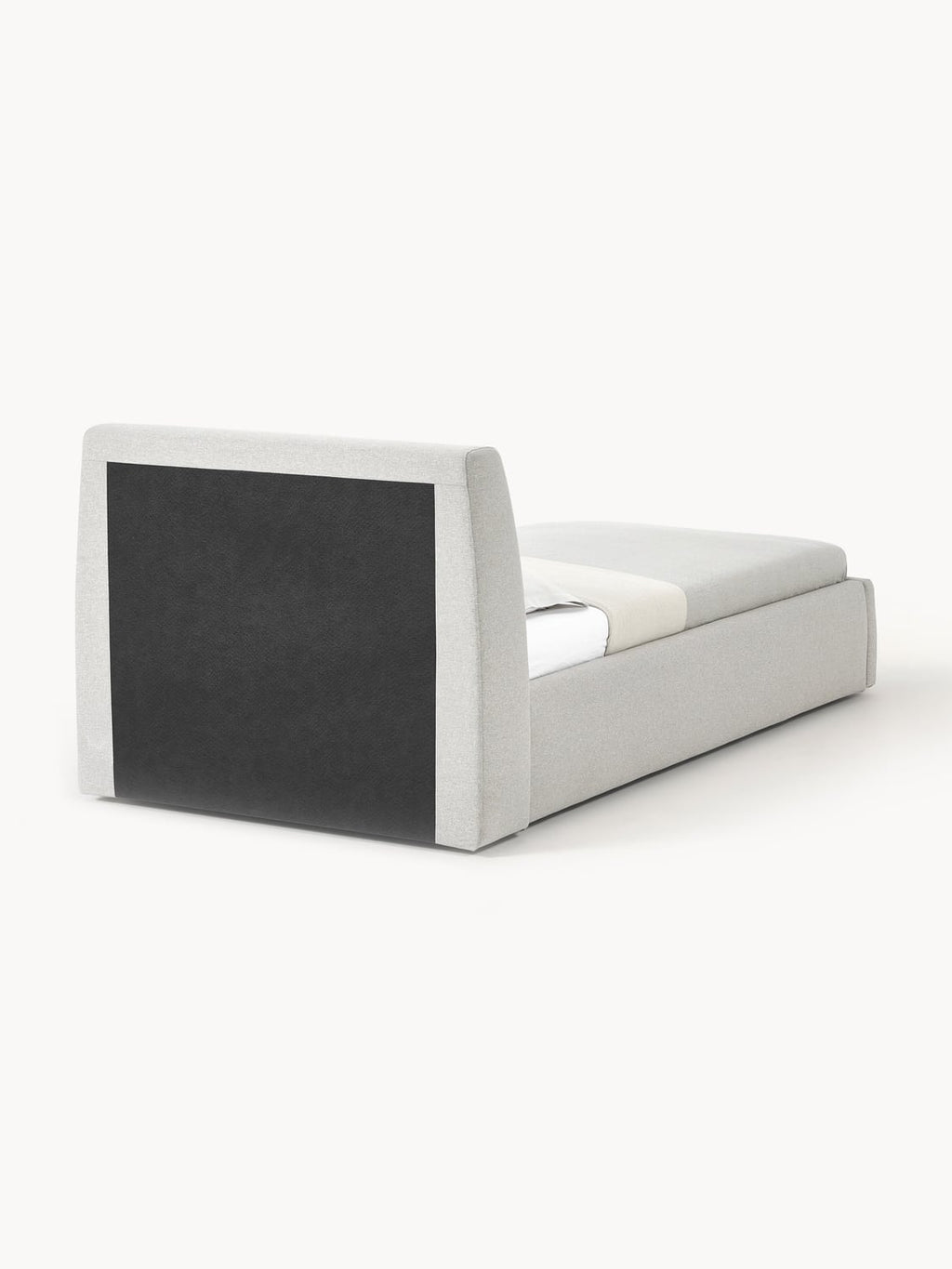 Cloud Single Bed — Light Grey