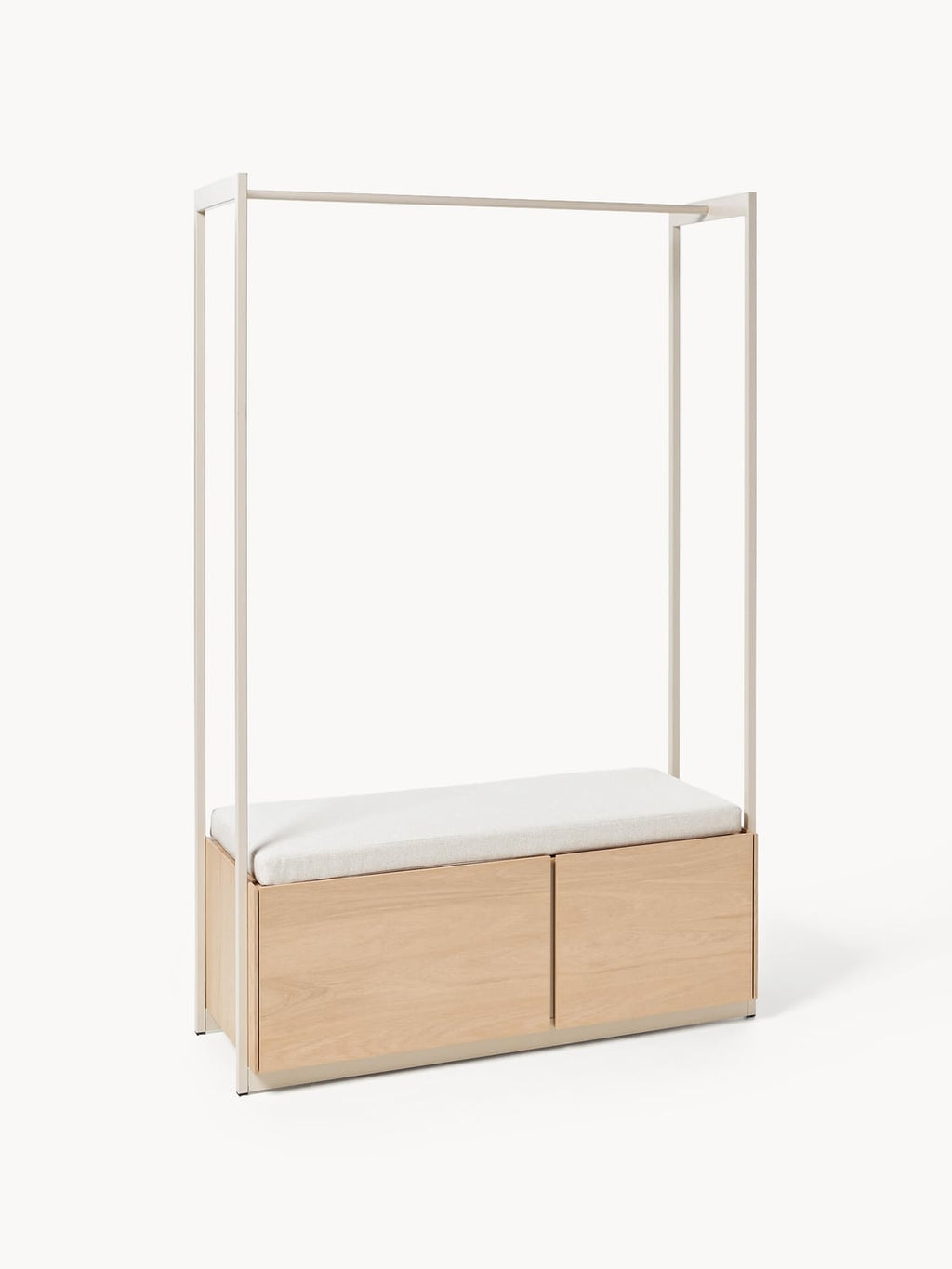 Larsen Wood-Coat Rack — Blush