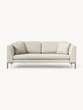 Emma Sofa (3-seater) with Metal Legs — Light Grey