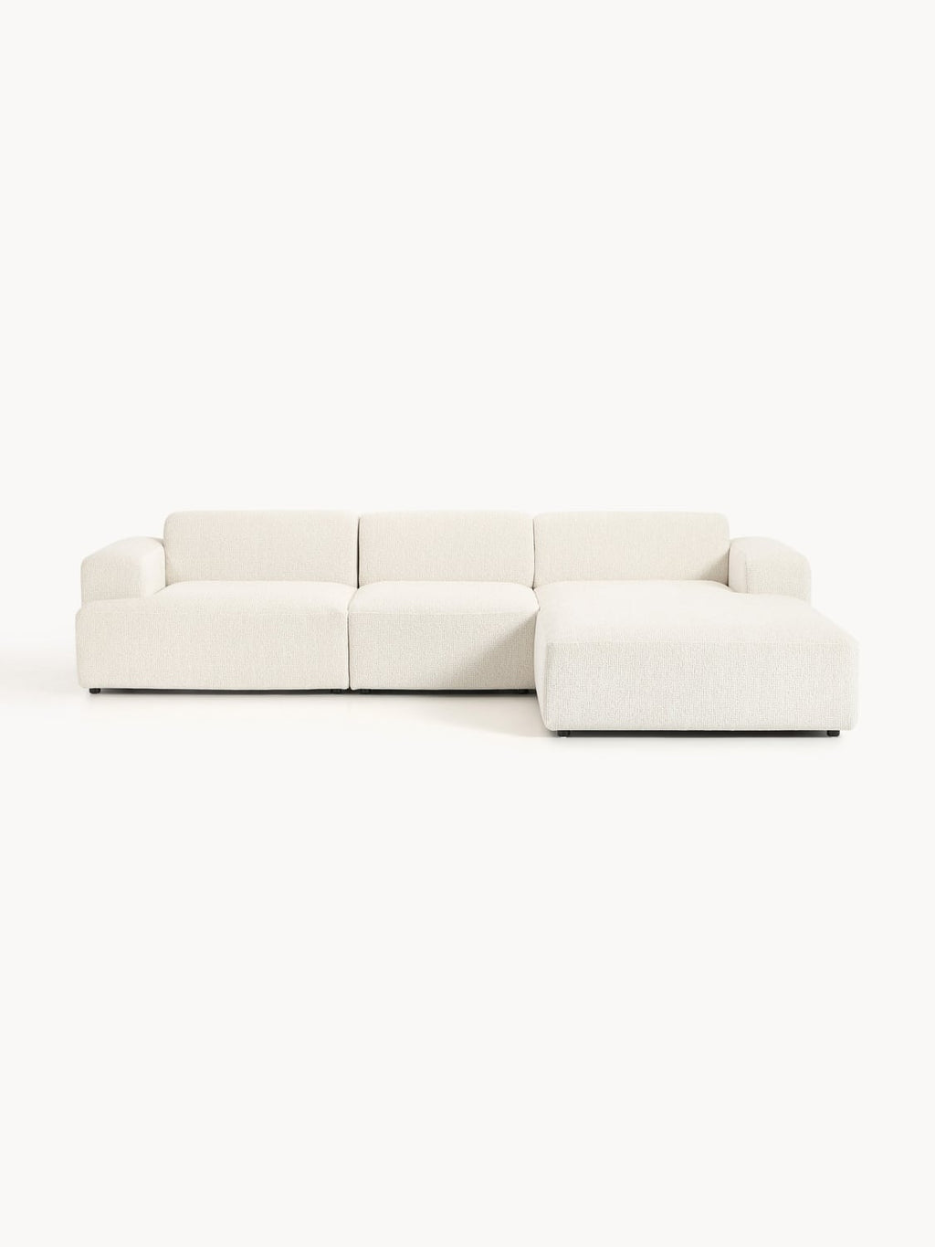Melva Corner Sofa (4-seater) — Off-White