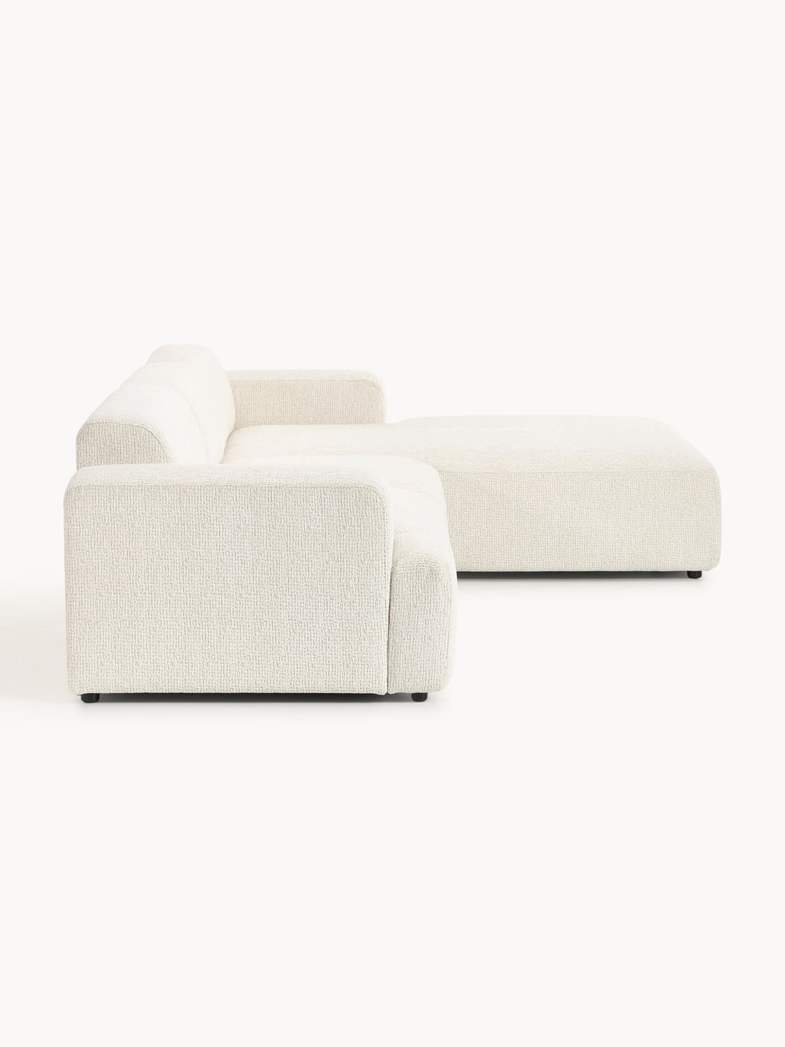Melva Corner Sofa (4-seater) — Off-White