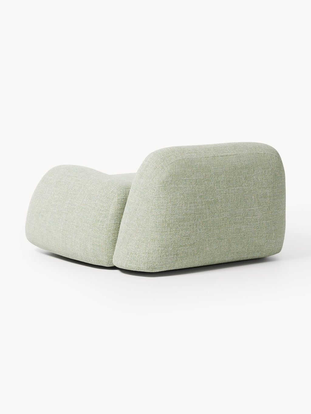 Wolke Bouclé Lounge Chair — Taupe