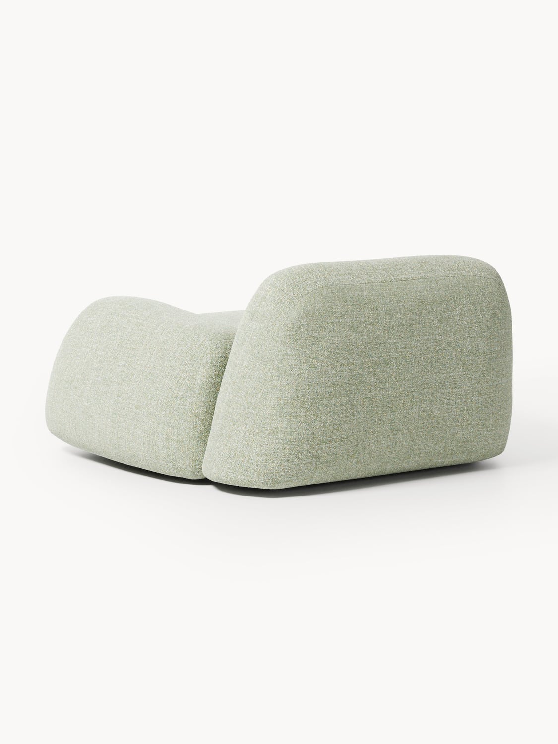 Wolke Bouclé Lounge Chair — Taupe