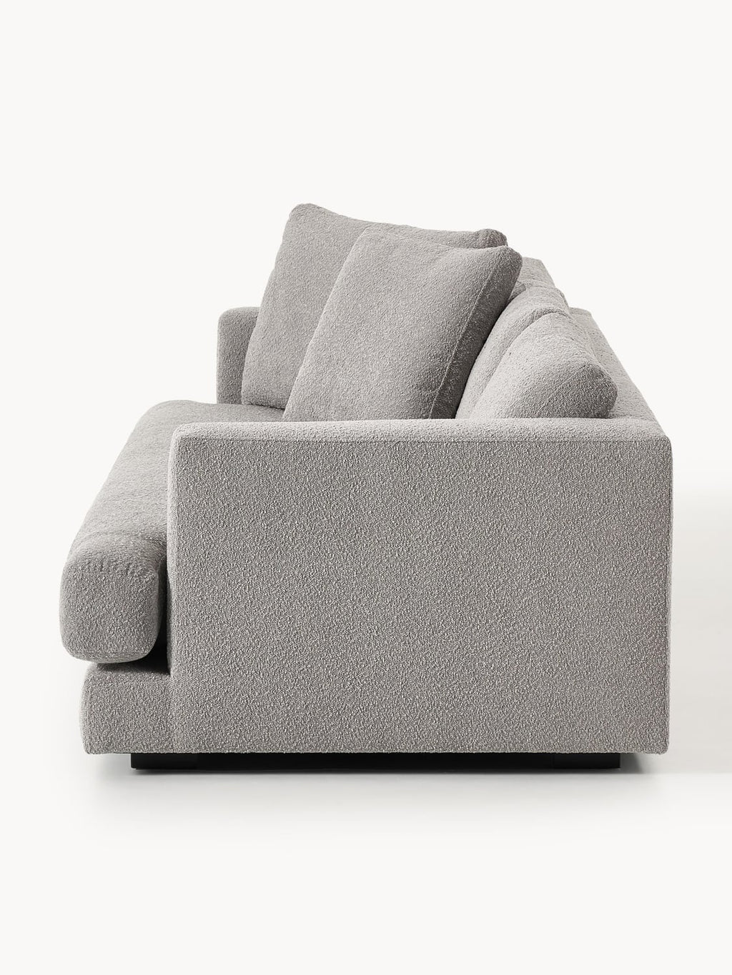 Tribeca Bouclé Sofa (3-seater) — Grey