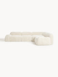 Wolke Modular Teddy Bouclé Corner Sofa (4-seater) — Ivory