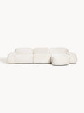 Wolke Modular Teddy Bouclé Corner Sofa (4-seater) — Cream
