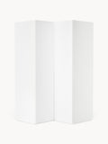 Leon Modular Corner Wardrobe, 115 cm Width, in various sizes — Off-White