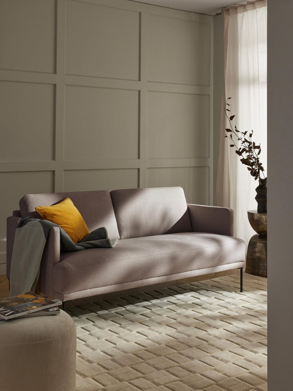 Fluente Sofa (2-seater) — Taupe
