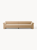 Atlas Bouclé Sofa (4-seater) — Warm Grey