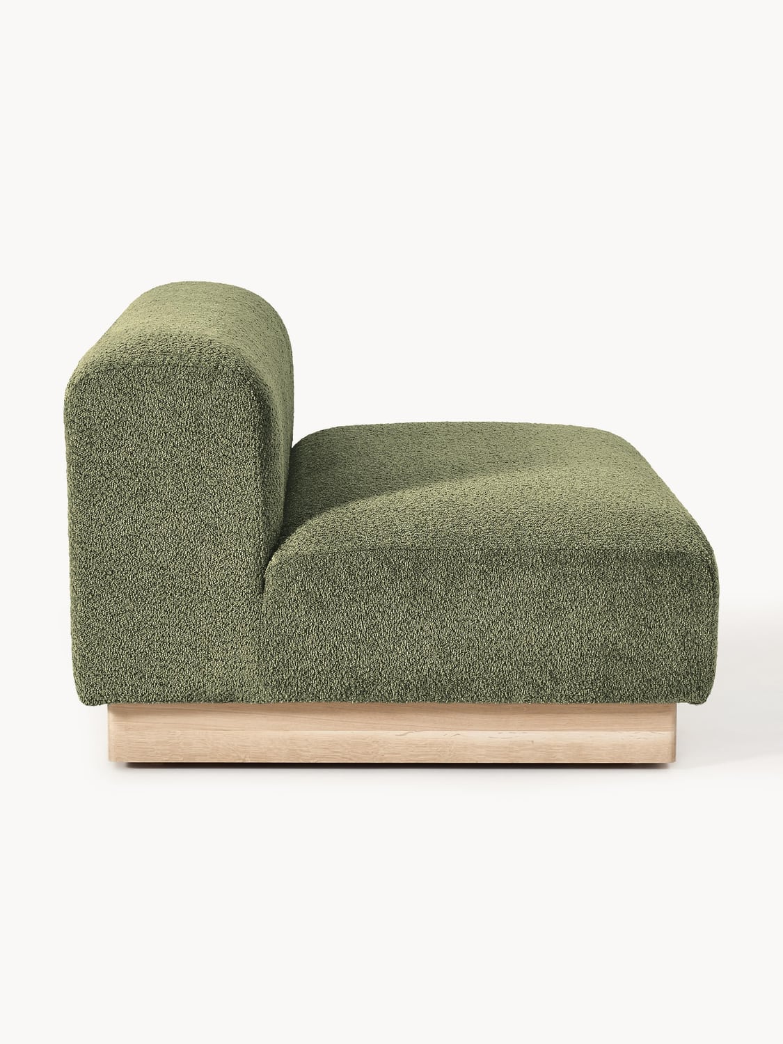 Natalie Sofa (2-seater) in Teddy Bouclé — Khaki