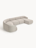 Sofia Modular Bouclé XL Sofa — Light Grey
