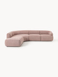 Sofia Modular Bouclé Corner Sofa (4-seater) — Warm Grey