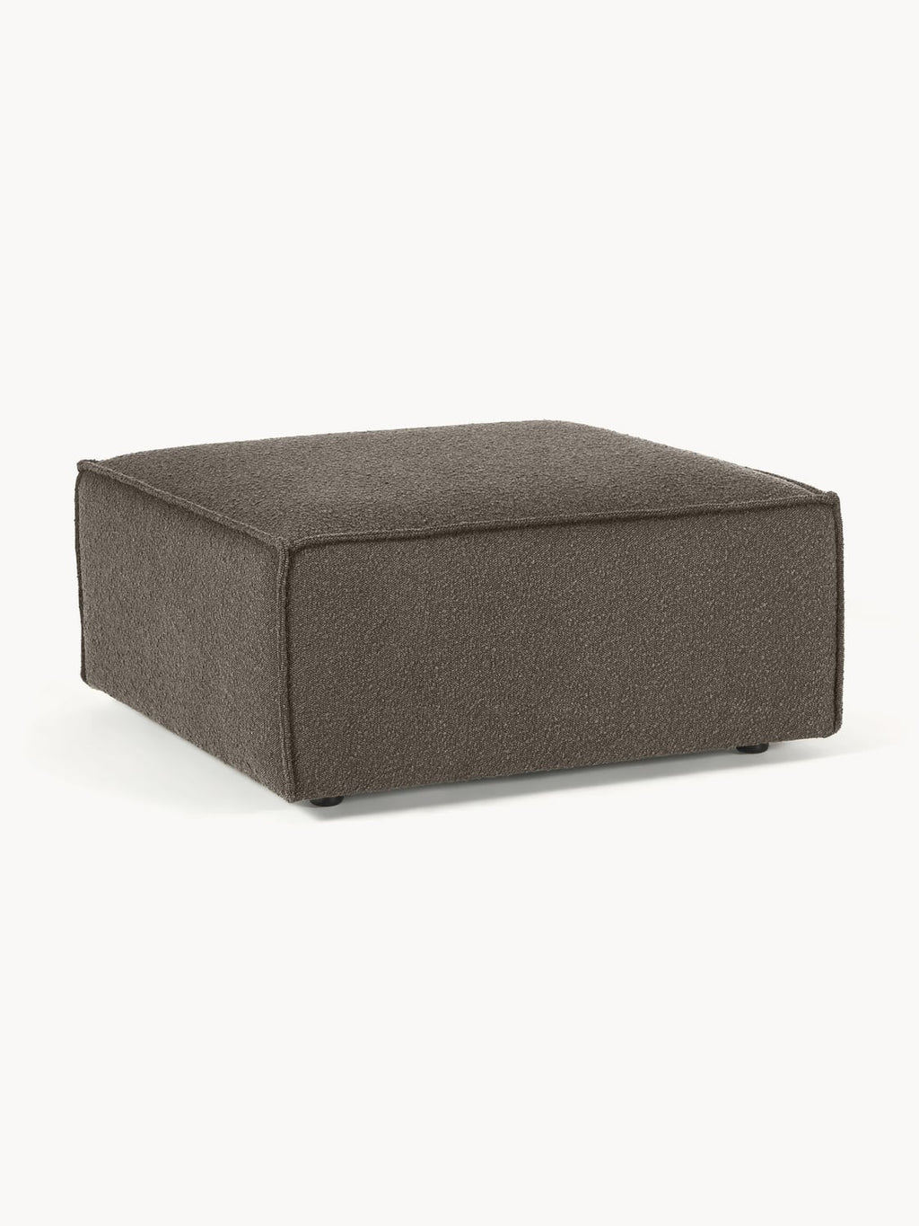 Lennon Sofa Ottoman in Bouclé — Dark Grey