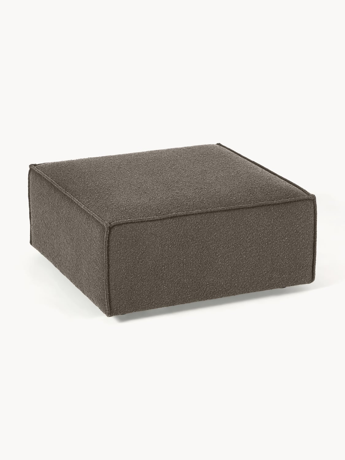 Lennon Sofa Ottoman in Bouclé — Dark Grey