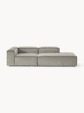 Lennon Modular Ottoman in Corduroy — Warm Grey