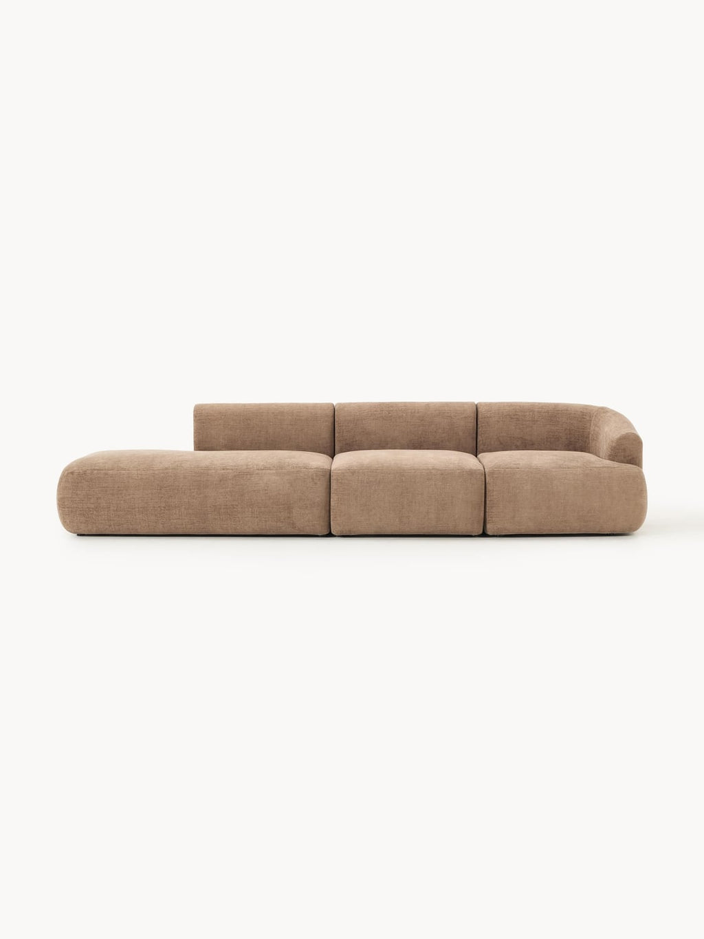 Sofia Modular Chaise (2-seater) — Taupe