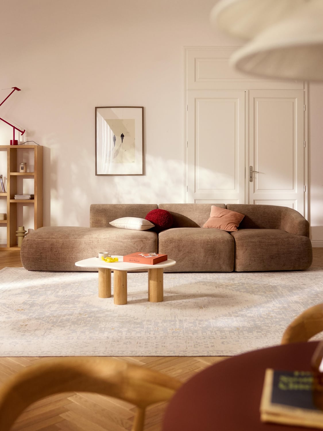 Sofia Modular Chaise (2-seater) — Taupe