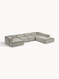 Lennon Modular XL Sofa in Corduroy — Sage