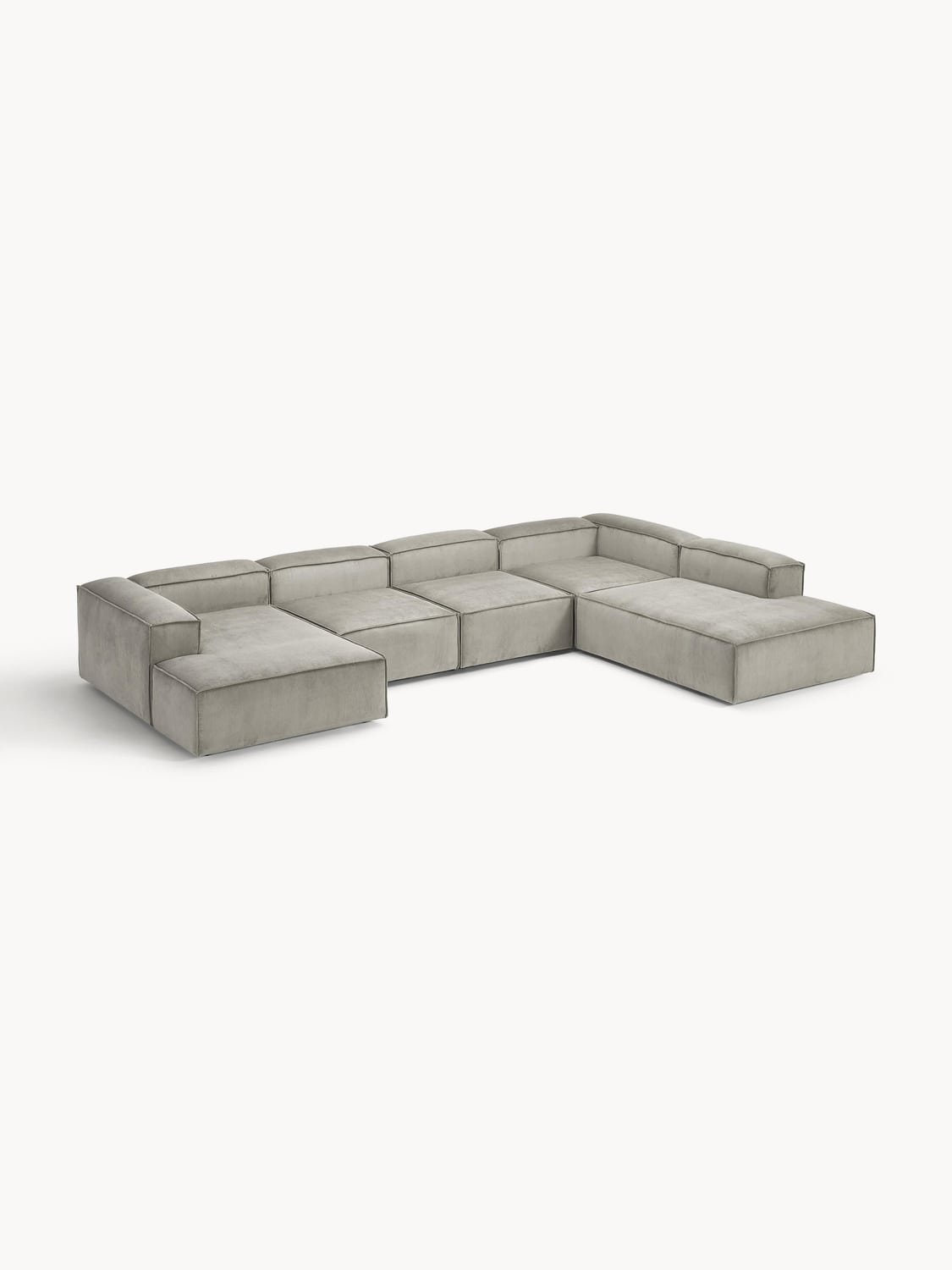 Lennon Modular XL Sofa in Corduroy — Sage