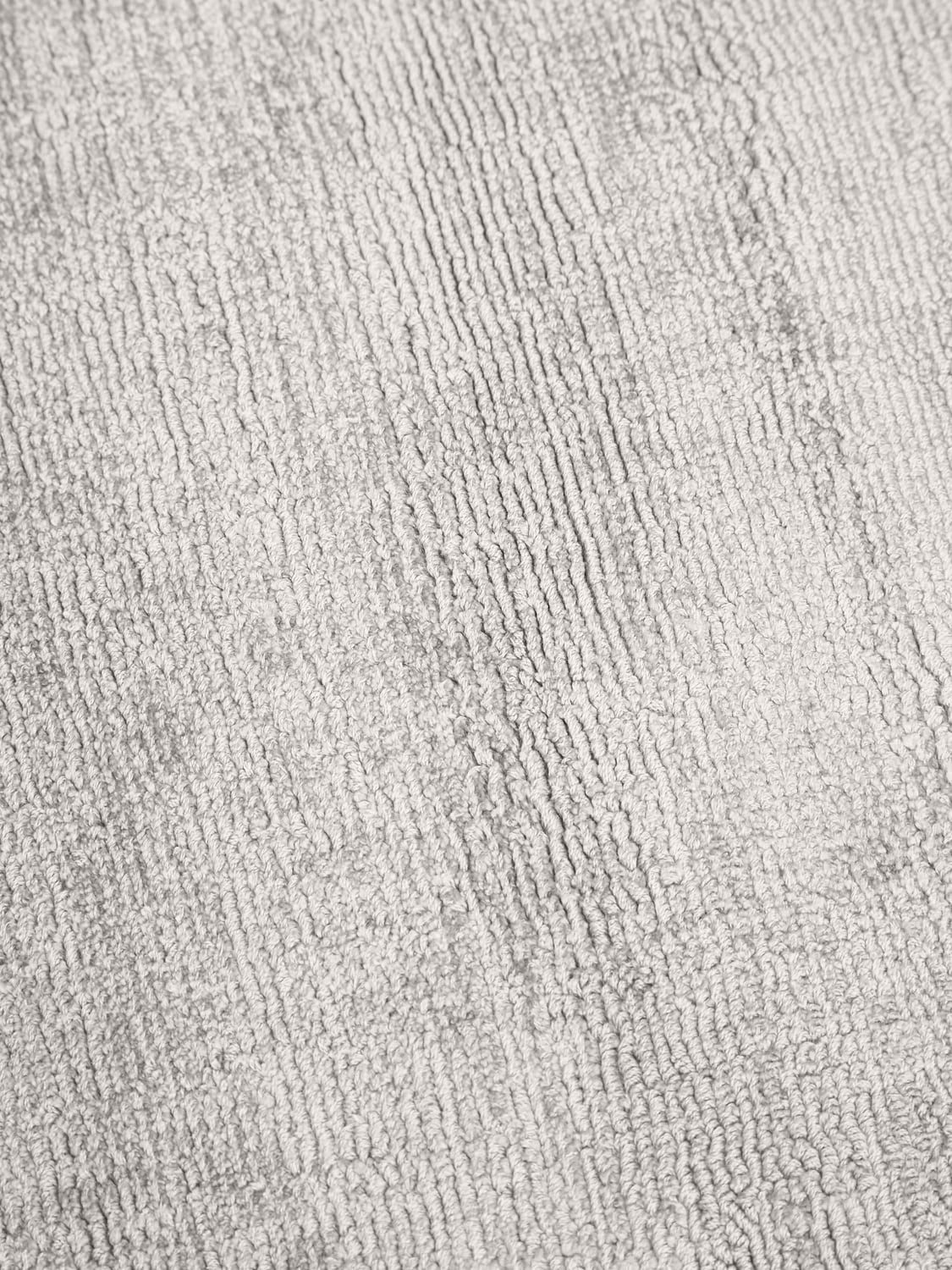 Jane Handwoven Viscose Rug — Light Grey