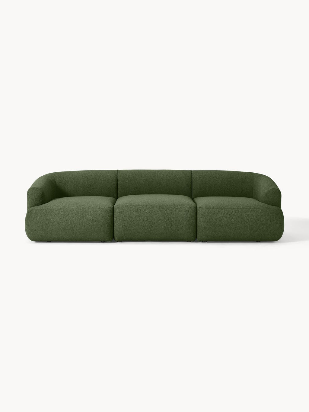 Sofia Modular Bouclé Sofa (3-seater) — Anthracite